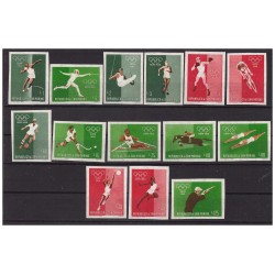 SAN MARINO 1960 -  OLIMPIADI SERIE NON DENTELLATA   NUOVI **