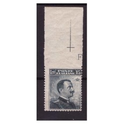 REGNO 1911 - VITT. EMANUELE CENT. 15   NON DENT. IN ALTO   NUOVO  **