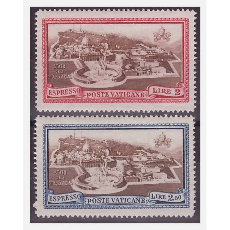 VATICANO 1933 - ESPRESSI SERIE NUOVA **