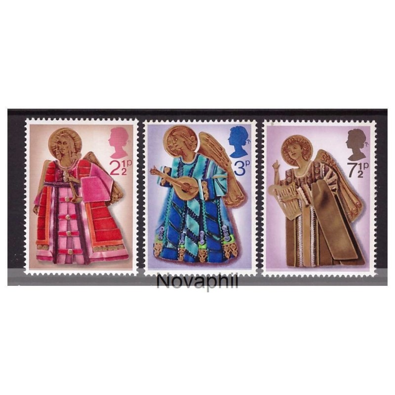 GRAN BRETAGNA  1972  -  NATALE  ANGELI    SERIE  NUOVA  **