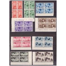 REGNO 1934 -  MONDIALI DI CALCIO   SERIE QUARTINA    NUOVI  *