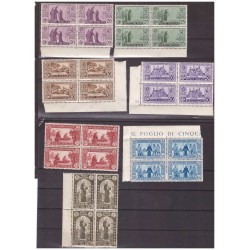 REGNO 1931 -  SANNT ' ANTONIO   SERIE QUARTINA    NUOVI  *
