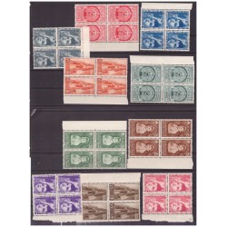 REGNO 1937 -  COLONIE ESTIVE  PO   SERIE QUARTINA    NUOVI  *