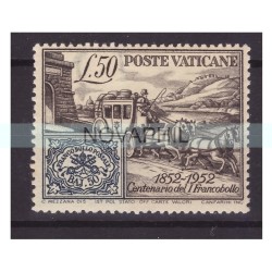 VATICANO - 1952 CENTENARIO DA FOGLIETTO NUOVO **