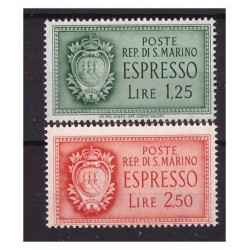 San Marino - 1943 Espressi n. 9/10 nuovi **