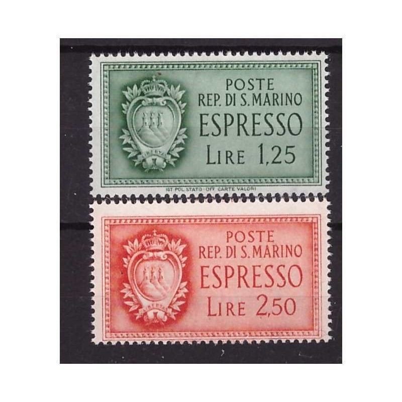 San Marino - 1943 Espressi n. 9/10 nuovi **