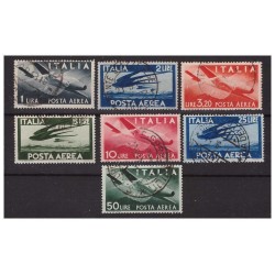 ITALIA 1945/6  Posta Aerea Democratica ruota Serie usata