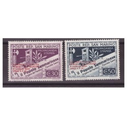 SAN MARINO - 1943 GIORNATA FILATELICA NUOVI **