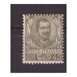 REGNO 1901  -  FLOREALE  CENTESIMI 45    NUOVO  **