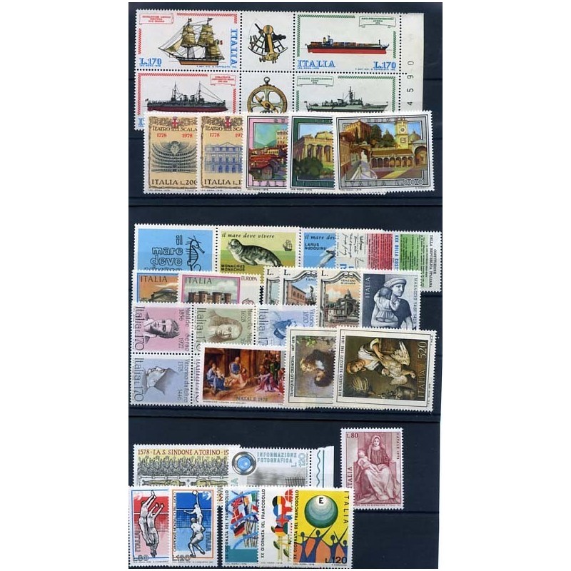 ITALIA - 1978  annata completa  nuova **