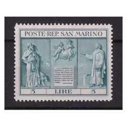 SAN MARINO - 1937   INDIPENDENZA   NUOVO **