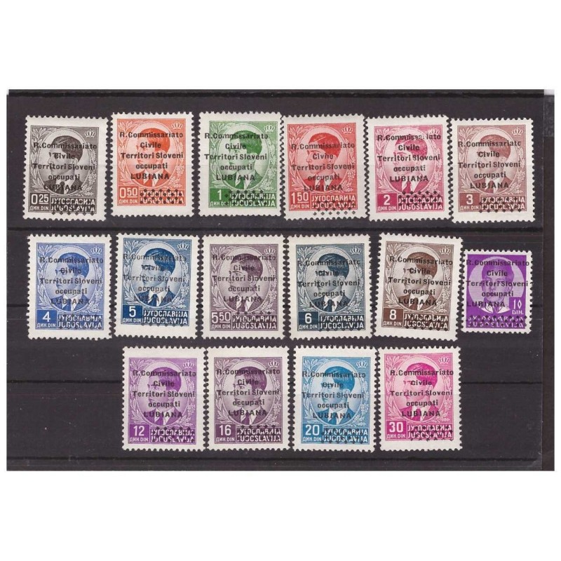 LUBIANA  1941 -      SERIE  NUOVA **