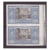 REGNO 1923  -  MANZONI    LIRE 1  COPPIA NON DENTELLATA   NUOVI  **