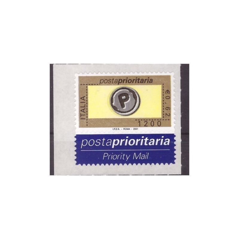 ITALIA 2001 - Lire 1200 / Euro 0,62 nuovo