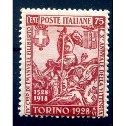 EMANUELE FILIBERTO 1928 - 75 CENT. NUOVO **