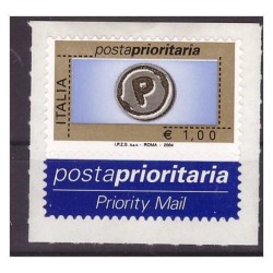 ITALIA 2004 - POSTA PRIORITARIA  1,00   CENTRO IN SERIGRAFIA