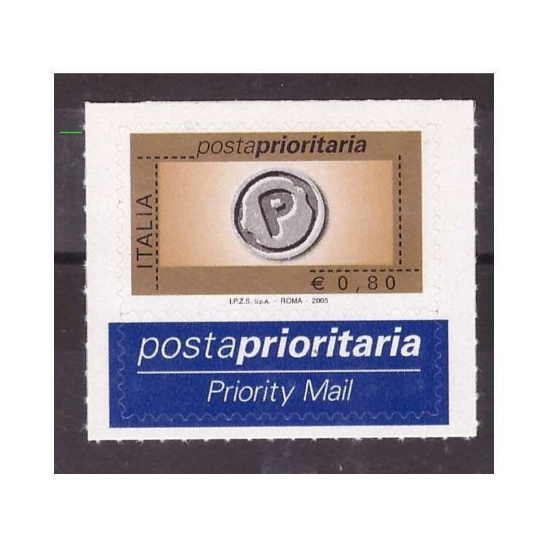 ITALIA 2005 -  Posta Prioritaria 0,80   NUOVO