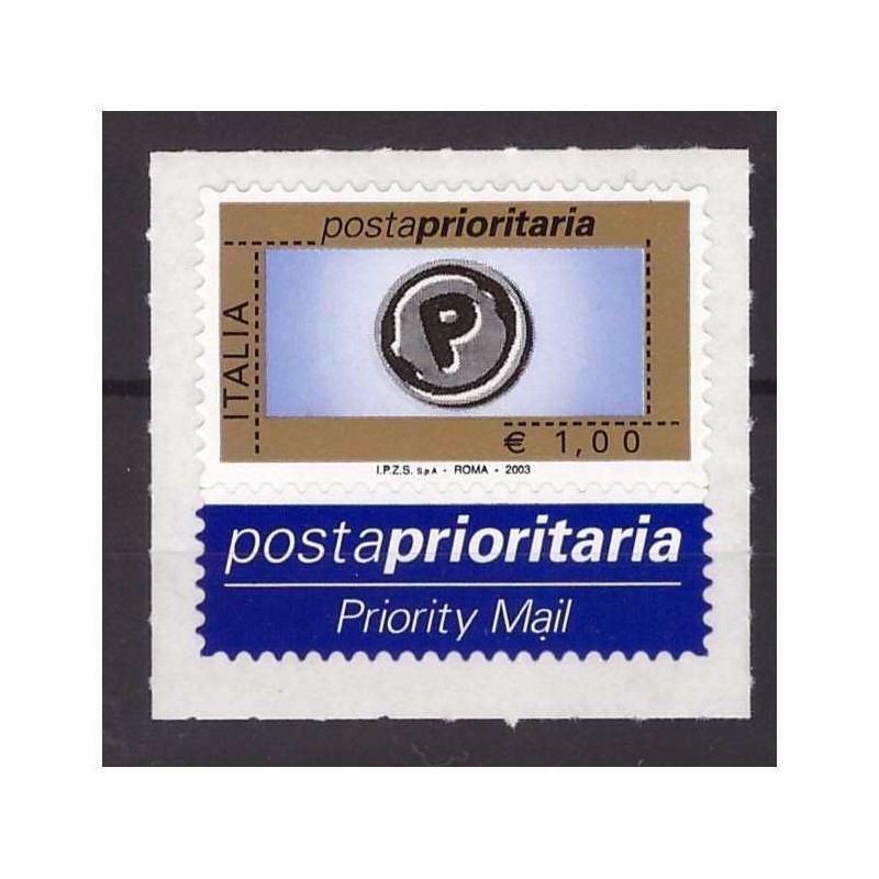 ITALIA 2003 -  Posta Prioritaria  EURO  1,00
