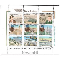 ITALIA 1995 - FOGLIETTO AVVENIMENTI STORICI **