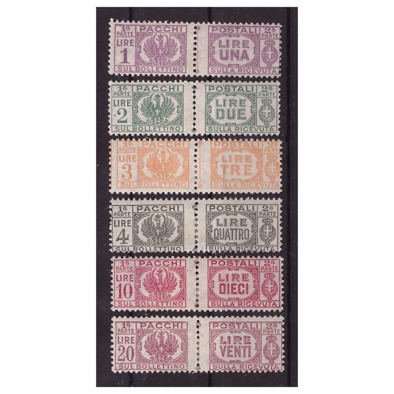 LUOGOTENENZA 1946 - PACCHI POSTALI SERIE NUOVA *