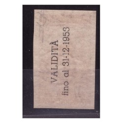 LEONARDO 80  LIRE  NON  DENT.  - ESPERIMENTO VALIDITA'  POSTALE  NUOVO **