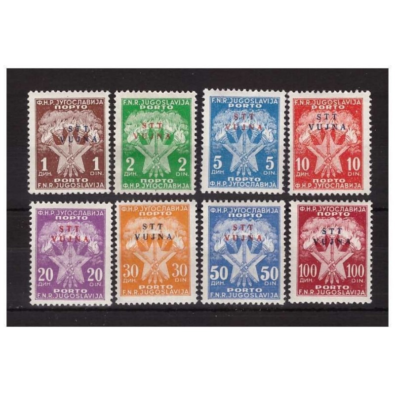 TRIESTE B - 1952  SEGNATASSE  SERIE  NUOVA **