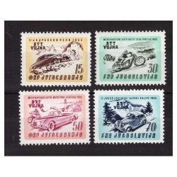 TRIESTE B - 1951  AUTOMOBILISMO SERIE  NUOVA **