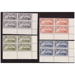 SAN MARINO 1931 - POSTA AEREA SERIE QUARTINE ADF  COMPLETA **
