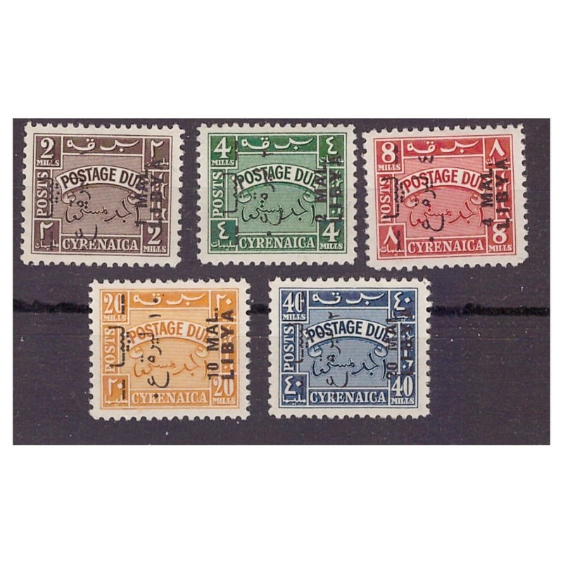 LIBIA 1952 - EMISSIONE PER LA TRIPOLITANIA - SEGNATASSE  SERIE  NUOVA **