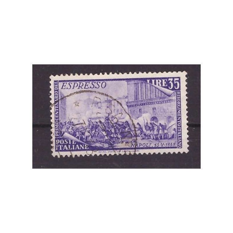 1948 - RISORGIMENTO ESPRESSO USATO 35 Lire