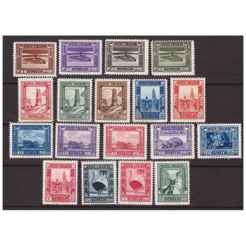 SOMALIA 1932 - PITTORICA   SERIE NUOVA ** MH