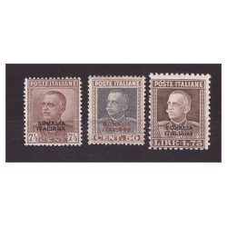 SOMALIA 1928  -   SOPRASTAMPATI   SERIE NUOVA ** MNH