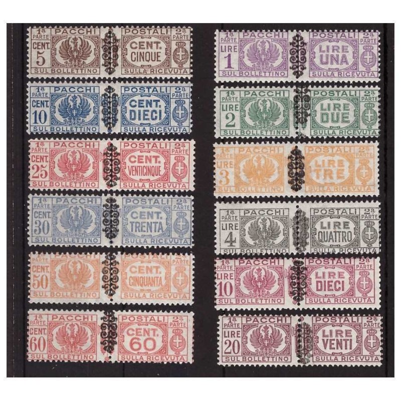 LUOGOTENENZA  1945 - PACCHI POSTALI   SERIE   NUOVA  * MH