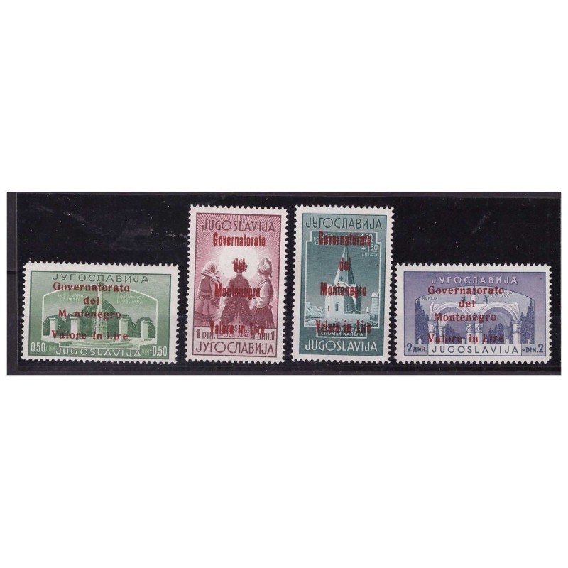 MONTENEGRO 1942 - LEGIONARI SERE NUOVA ** MNH