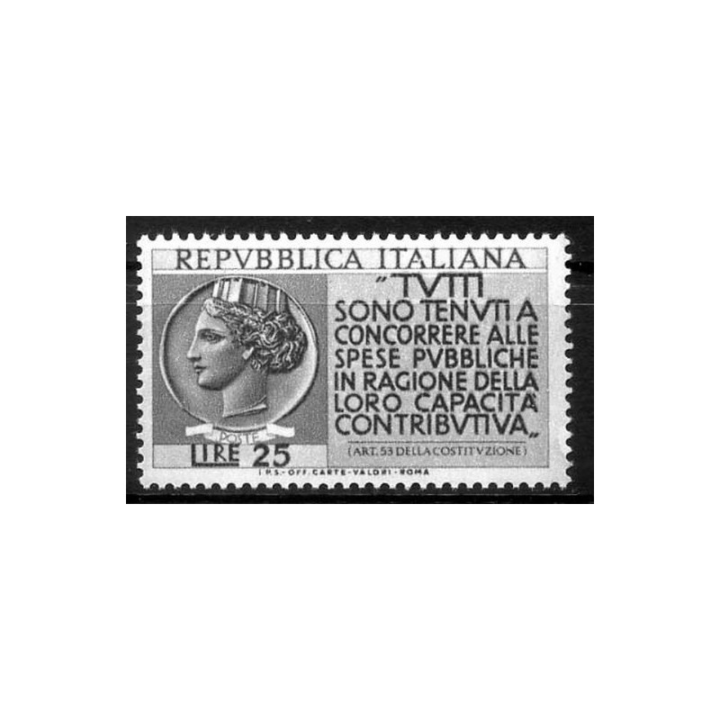 ITALIA 1954 - DENUNCIA DEL REDDITO  NUOVO  **