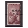 TRIESTE A - AMG VG  DEMOCRATICA  50  LIRE  -  lettera " G " CHIUSA   NUOVO **