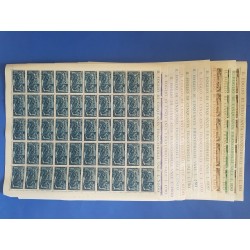 TRIESTE A - 1948 RISORGIMENTO SERIE COMPLETA IN FOGLI **