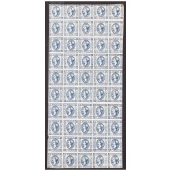 REGNO 1863 - 15 CENTESIMI LITOGRAFICO FOGLIO 50 PEZZI NUOVI **