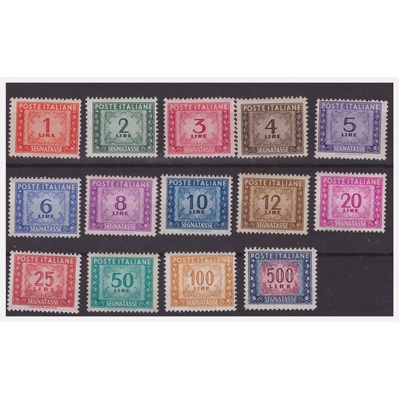 SEGNATASSE RUOTA - SERIE NUOVA  **  MNH
