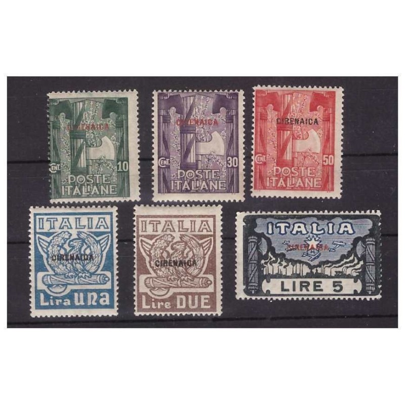 CIRENAICA  1923 - MARCIA SU ROMA  SERIE    NUOVA  **   MNH