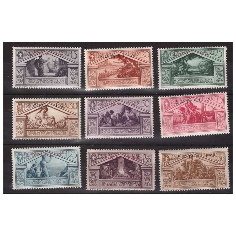 SOMALIA   1930  -  VIRGILIO   SERIE NUOVA **   MNH