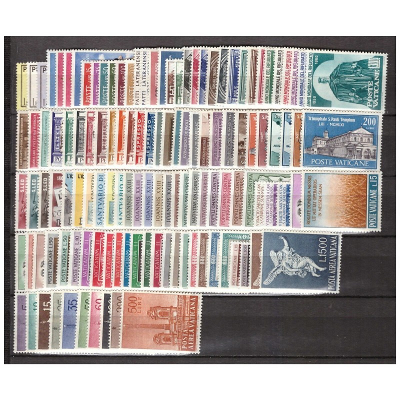 VATICANO 1958/63 - COLLEZIONE COMPLETA GIOVANNI XXIII° FRANCOBOLLI NUOVI **
