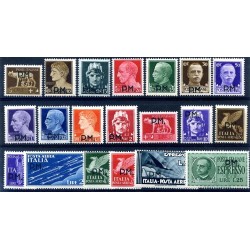REGNO 1942 - Posta Militare emissione completa - 20 v.  NUOVI **