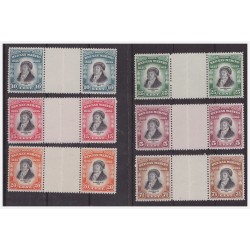 SAN MARINO 1935 - DELFICO SERIE IN COPPIE CON INTERSPAZI ** MNH