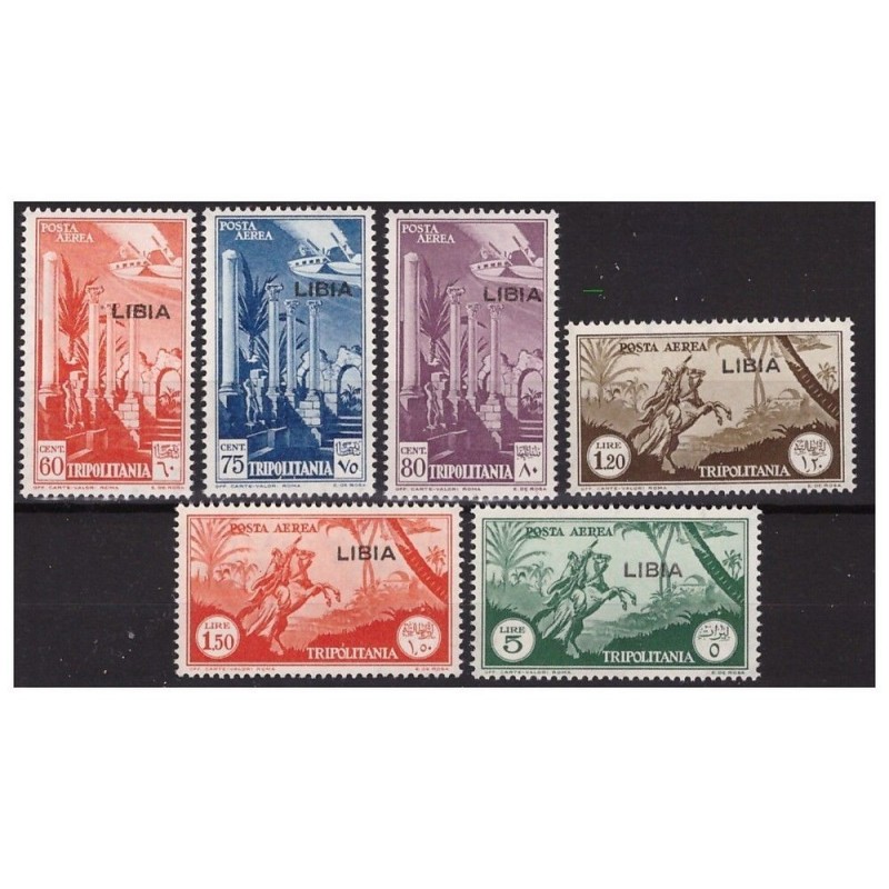 LIBIA 1940/41 - POSTA AEREA - SERIE NUOVA **