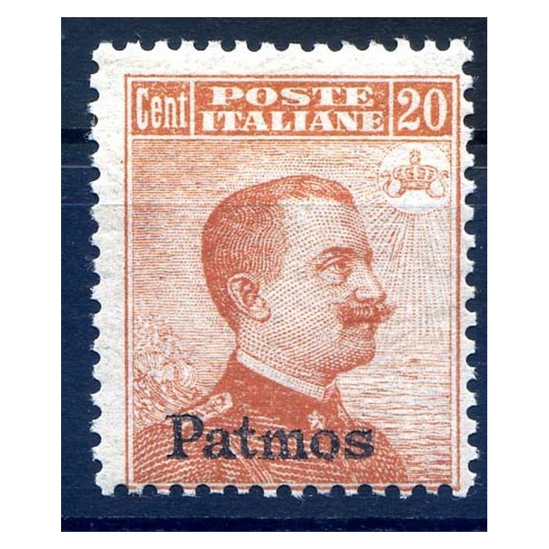ISOLE EGEO PATMO 1917 - Centesimi 20 SF NUOVO **