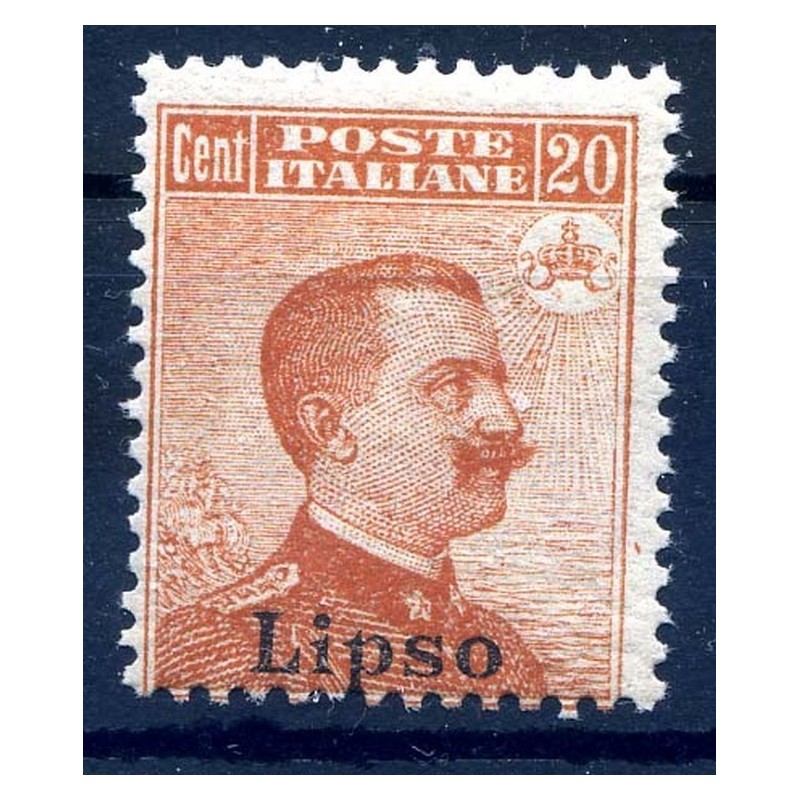 ISOLE EGEO LIPSO 1917 - Centesimi 20 SF NUOVO **