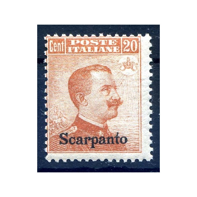 ISOLE EGEO SCARPANTO 1917 - Centesimi 20 SF NUOVO **