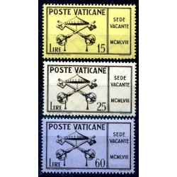 VATICANO 1958 - SEDE VACANTE SERIE NUOVA **