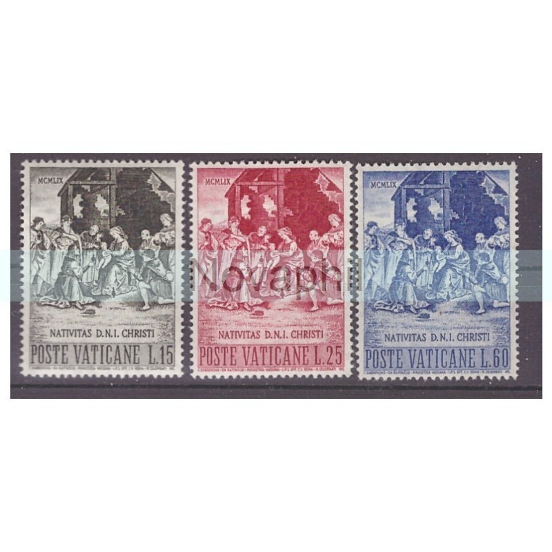VATICANO 1959 - NATALE - SERIE NUOVA **